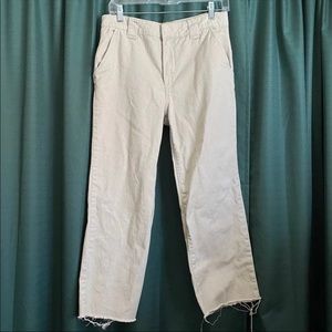 Khaki Jean Styled Trousers